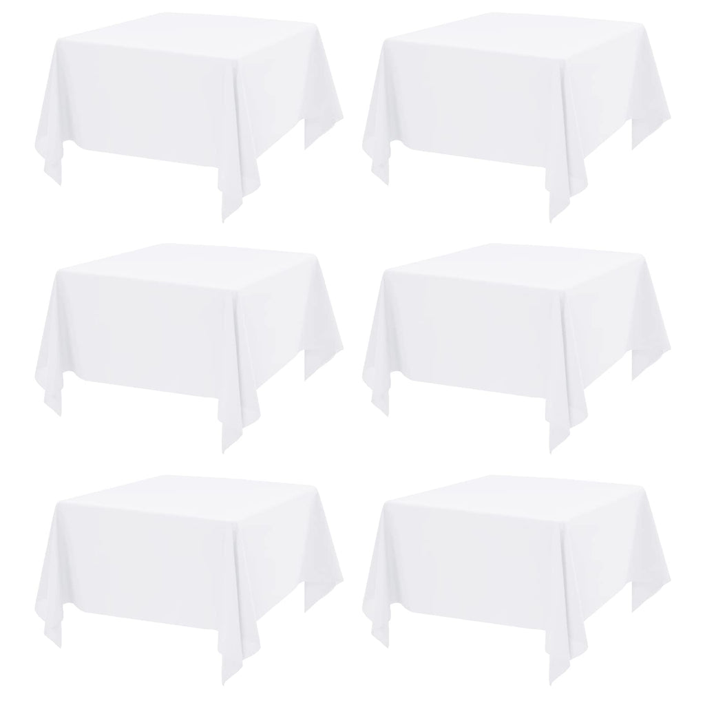 10 Pack Navy Blue Round Tablecloths 90 Inch, Polyester Round Table Cloth Circle Bulk Linen Washable Table Cloth Stain and Wrinkle Resistant Circle Table Cover for Wedding Party Dining Banquet