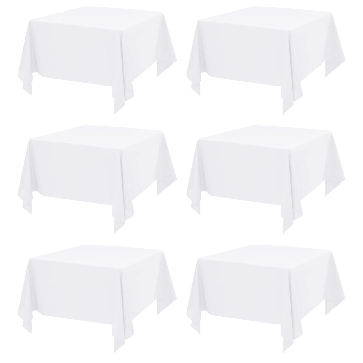 10 Pack Navy Blue Round Tablecloths 90 Inch, Polyester Round Table Cloth Circle Bulk Linen Washable Table Cloth Stain and Wrinkle Resistant Circle Table Cover for Wedding Party Dining Banquet