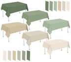 Whaline 24Pcs Neon Color Plastic Tablecloth, 6 Fluorescent Colors