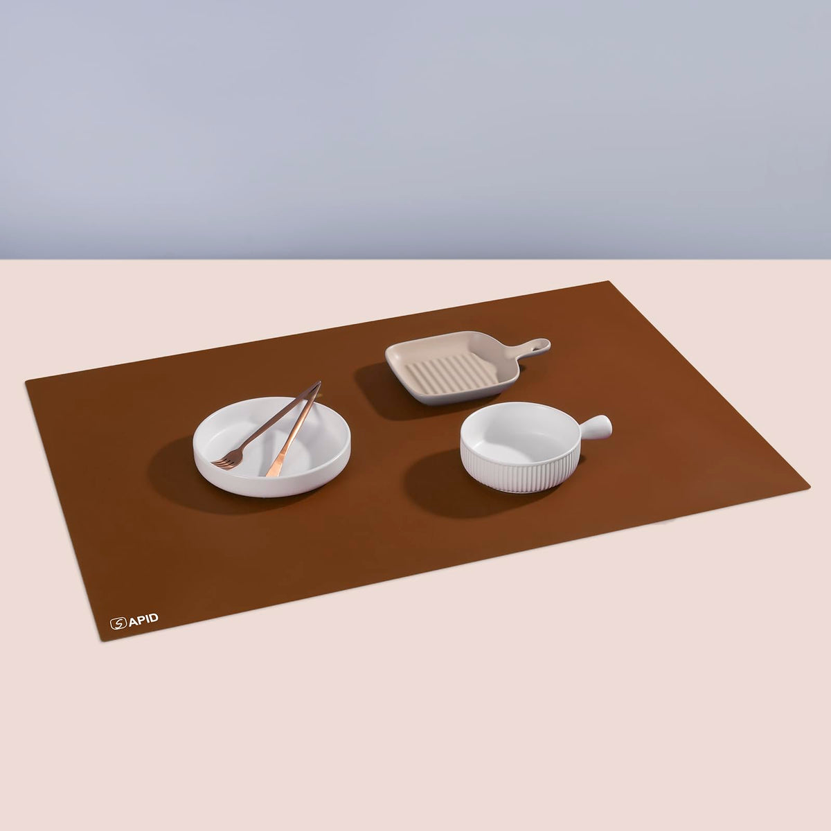 1.5MM Extra Thick Placemats Large Silicone Mat Heat Resistant Table Mat