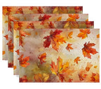 Rvsticty Fall Table Runner,Autumn Thanksgiving Decorations for Home Decor