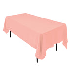 AK TRADING CO. 60 x 102-Inch Rectangular Polyester Tablecloth - Made in USA - Wrinkle-Resistant, Flame Retardant, Durable Party Table Cover, Banquet Tablecloth, Wedding Table Cover - Light Blue