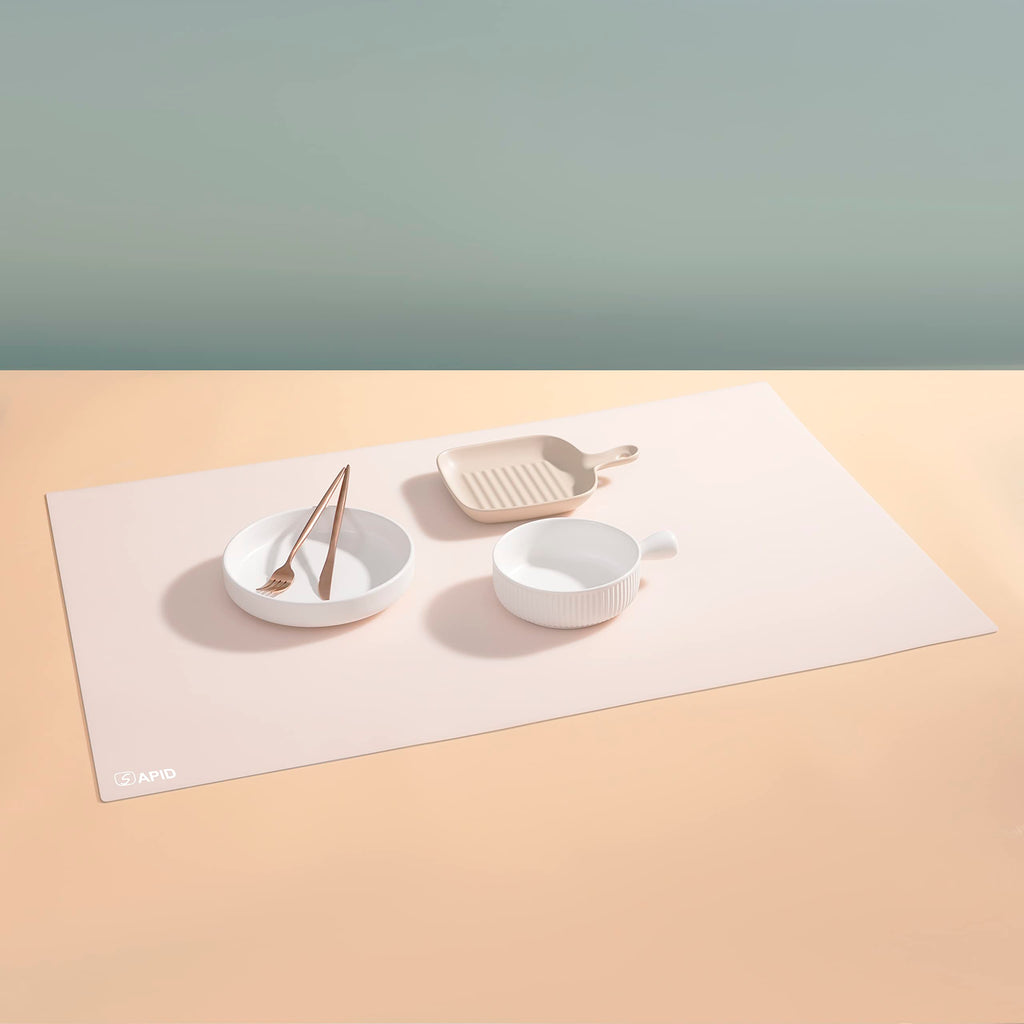 1.5MM Extra Thick Placemats Large Silicone Mat Heat Resistant Table Mat