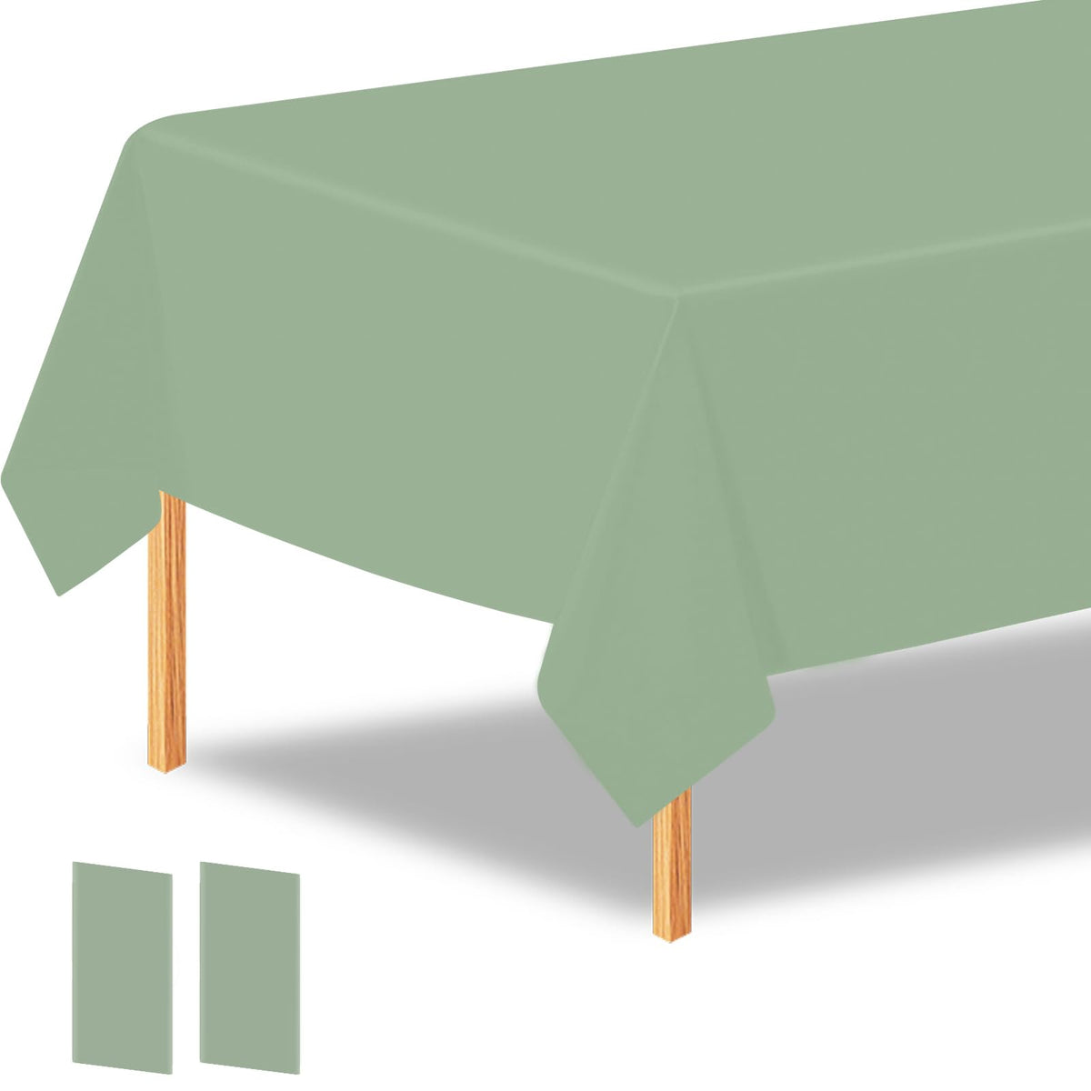 6 Packs Plastic Pastel Color Tablecloths,Assorted Color Table Cloth Disposable Rectangle Table Covers for for Birthday Baby Shower Wedding Princess Ice Cream(54" x 108")