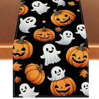 Rvsticty Fall Table Runner,Autumn Thanksgiving Decorations for Home Decor