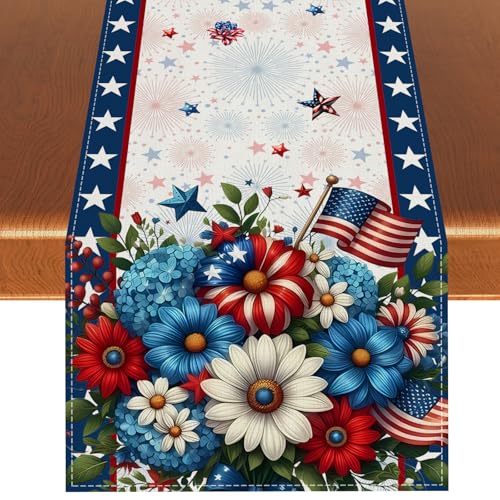 Rvsticty Fall Table Runner,Autumn Thanksgiving Decorations for Home Decor