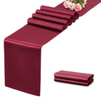 Light Pink Satin Table Runner, 12x108 Inches, 12 Pack
