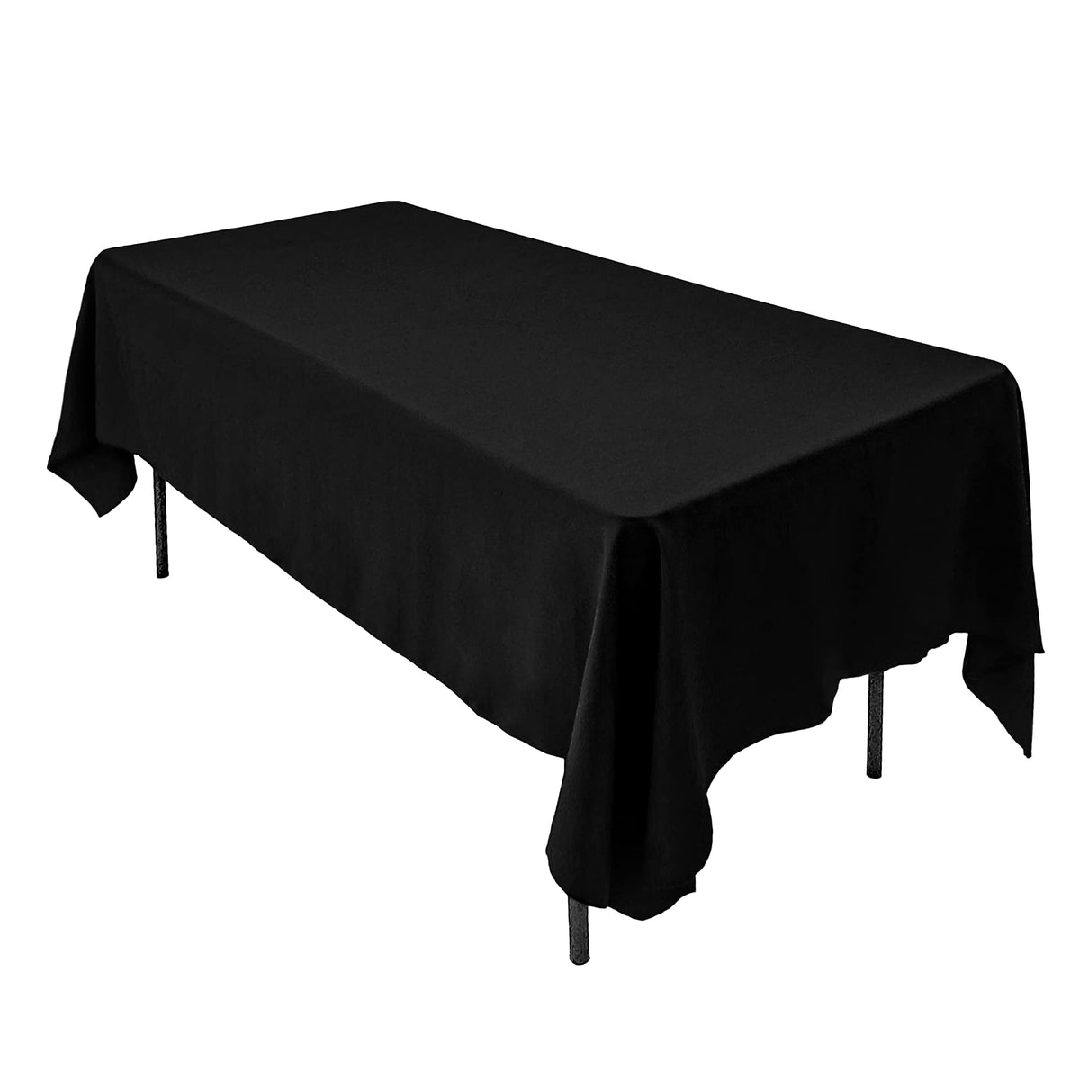 AK TRADING CO. 60 x 102-Inch Rectangular Polyester Tablecloth - Made in USA - Wrinkle-Resistant, Flame Retardant, Durable Party Table Cover, Banquet Tablecloth, Wedding Table Cover - Light Blue