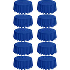 10 Packs 120 Inch Hot Pink Round Polyester Tablecloths