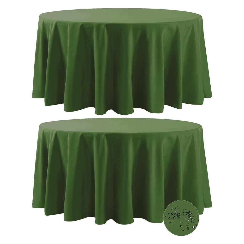 Fokitut 2 Pack Waterproof Rectangle Tablecloth, 60x120 Inch,Stain Resistant and Wrinkle Polyester Table Cloth, Fabric Table Cover for Kitchen Dining, Wedding, Party, Holiday Dinner-White