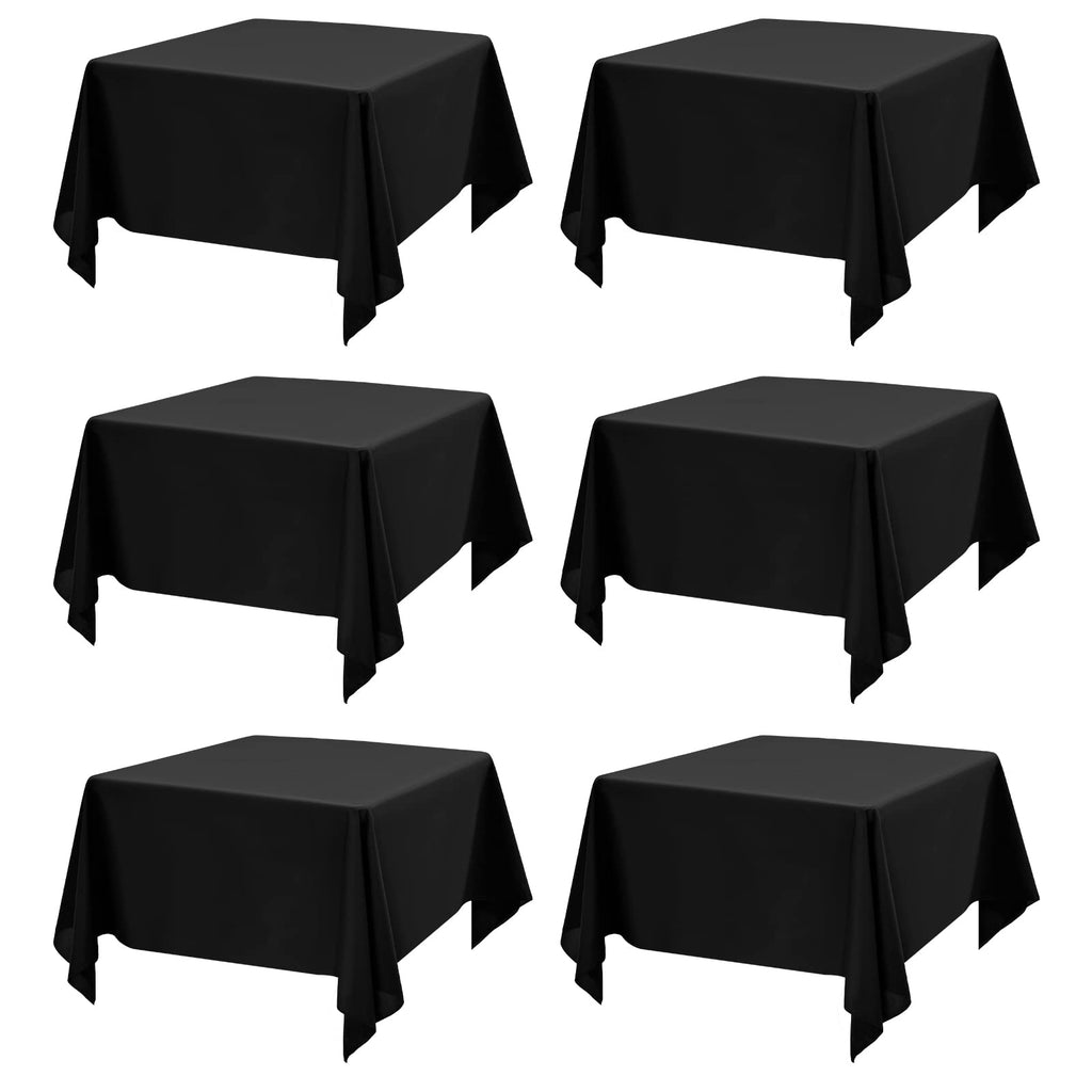 10 Pack Navy Blue Round Tablecloths 90 Inch, Polyester Round Table Cloth Circle Bulk Linen Washable Table Cloth Stain and Wrinkle Resistant Circle Table Cover for Wedding Party Dining Banquet