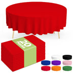 Pureegg 20 Pack Sage Green Disposable Plastic Tablecloth 54x108 Inch