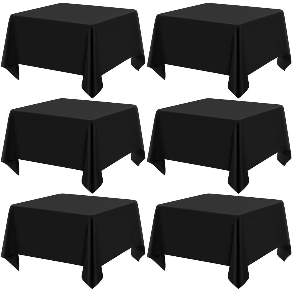 10 Packs 120 Inch Hot Pink Round Polyester Tablecloths