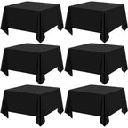 10 Packs 120 Inch Hot Pink Round Polyester Tablecloths
