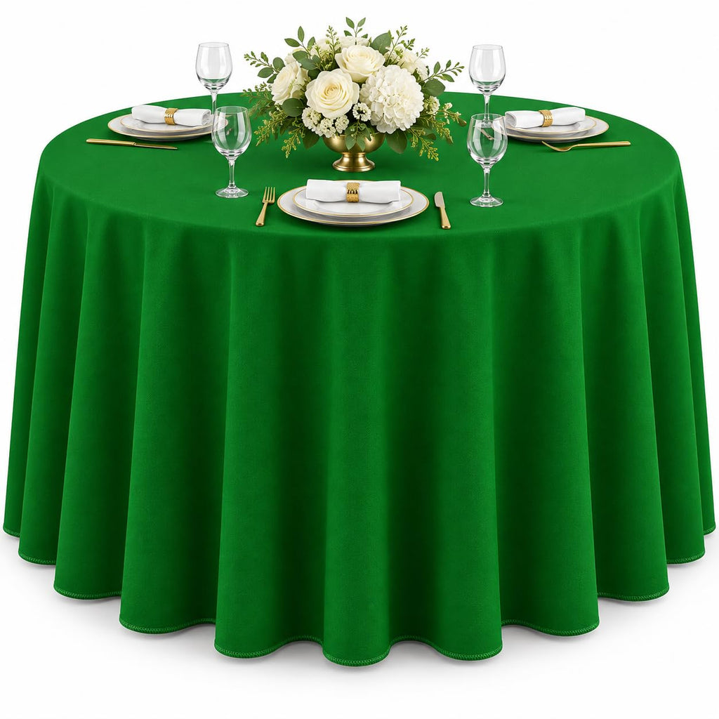 AK TRADING CO. 60 x 102-Inch Rectangular Polyester Tablecloth - Made in USA - Wrinkle-Resistant, Flame Retardant, Durable Party Table Cover, Banquet Tablecloth, Wedding Table Cover - Light Blue