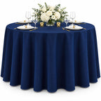 AK TRADING CO. 60 x 102-Inch Rectangular Polyester Tablecloth - Made in USA - Wrinkle-Resistant, Flame Retardant, Durable Party Table Cover, Banquet Tablecloth, Wedding Table Cover - Light Blue
