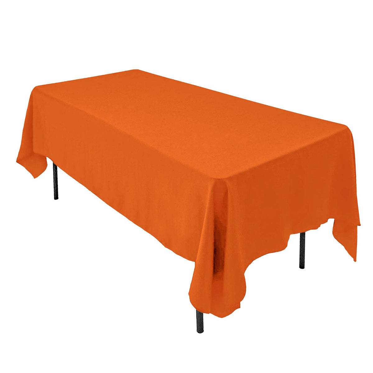 AK TRADING CO. 60 x 102-Inch Rectangular Polyester Tablecloth - Made in USA - Wrinkle-Resistant, Flame Retardant, Durable Party Table Cover, Banquet Tablecloth, Wedding Table Cover - Light Blue