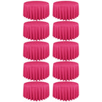 10 Packs 120 Inch Hot Pink Round Polyester Tablecloths