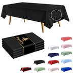 10 Pack Light Pink Disposable Tablecloth, Leakproof & Sturdy Table Cloth