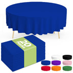 Pureegg 20 Pack Sage Green Disposable Plastic Tablecloth 54x108 Inch