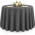 AK TRADING CO. 60 x 102-Inch Rectangular Polyester Tablecloth - Made in USA - Wrinkle-Resistant, Flame Retardant, Durable Party Table Cover, Banquet Tablecloth, Wedding Table Cover - Light Blue