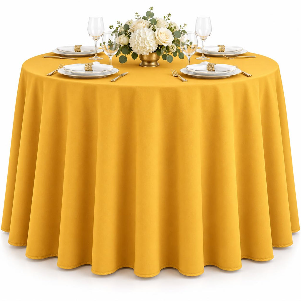 AK TRADING CO. 60 x 102-Inch Rectangular Polyester Tablecloth - Made in USA - Wrinkle-Resistant, Flame Retardant, Durable Party Table Cover, Banquet Tablecloth, Wedding Table Cover - Light Blue