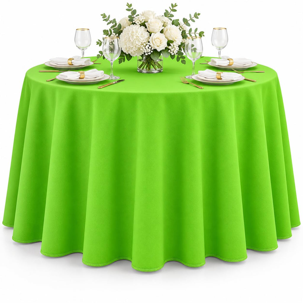 AK TRADING CO. 60 x 102-Inch Rectangular Polyester Tablecloth - Made in USA - Wrinkle-Resistant, Flame Retardant, Durable Party Table Cover, Banquet Tablecloth, Wedding Table Cover - Light Blue