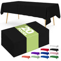 Pureegg 20 Pack Sage Green Disposable Plastic Tablecloth 54x108 Inch