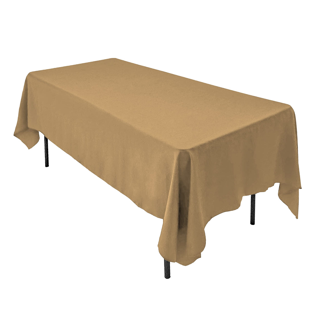 AK TRADING CO. 60 x 102-Inch Rectangular Polyester Tablecloth - Made in USA - Wrinkle-Resistant, Flame Retardant, Durable Party Table Cover, Banquet Tablecloth, Wedding Table Cover - Light Blue