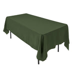 AK TRADING CO. 60 x 102-Inch Rectangular Polyester Tablecloth - Made in USA - Wrinkle-Resistant, Flame Retardant, Durable Party Table Cover, Banquet Tablecloth, Wedding Table Cover - Light Blue