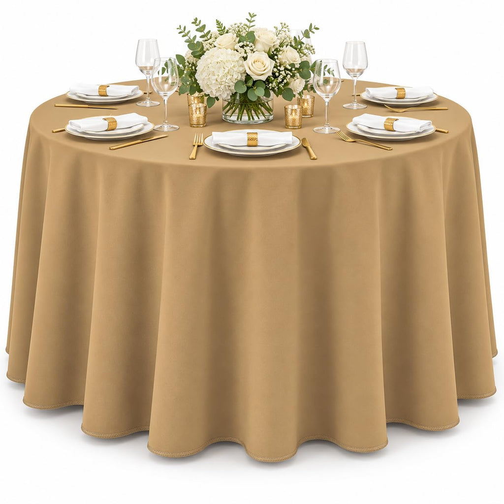 AK TRADING CO. 60 x 102-Inch Rectangular Polyester Tablecloth - Made in USA - Wrinkle-Resistant, Flame Retardant, Durable Party Table Cover, Banquet Tablecloth, Wedding Table Cover - Light Blue