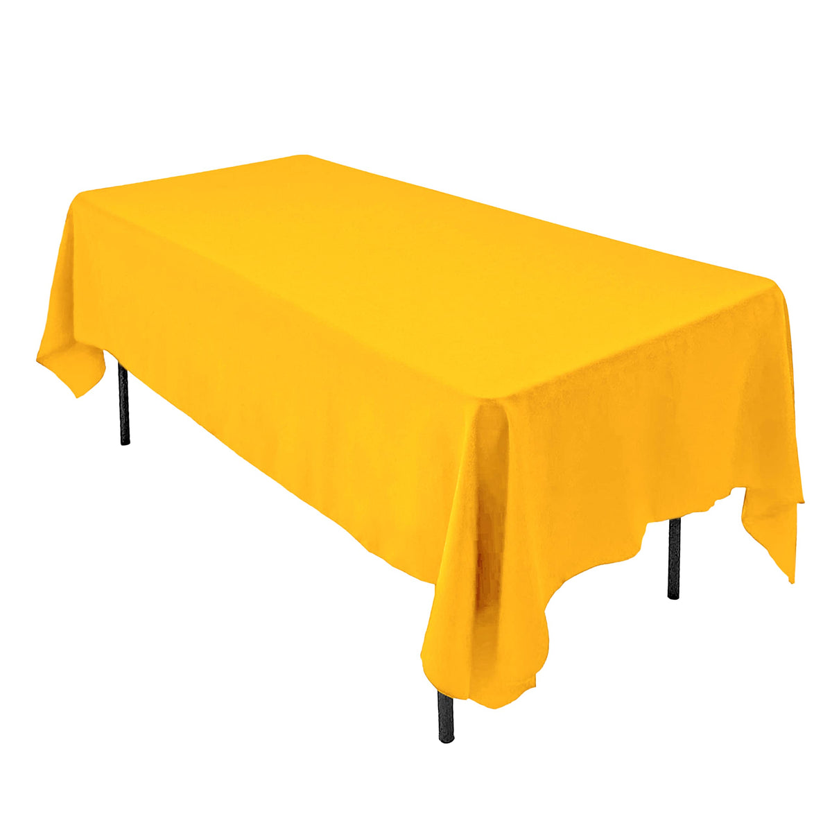 AK TRADING CO. 60 x 102-Inch Rectangular Polyester Tablecloth - Made in USA - Wrinkle-Resistant, Flame Retardant, Durable Party Table Cover, Banquet Tablecloth, Wedding Table Cover - Light Blue