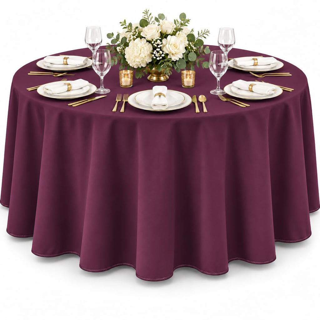 AK TRADING CO. 60 x 102-Inch Rectangular Polyester Tablecloth - Made in USA - Wrinkle-Resistant, Flame Retardant, Durable Party Table Cover, Banquet Tablecloth, Wedding Table Cover - Light Blue
