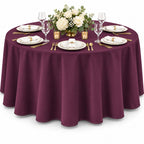 AK TRADING CO. 60 x 102-Inch Rectangular Polyester Tablecloth - Made in USA - Wrinkle-Resistant, Flame Retardant, Durable Party Table Cover, Banquet Tablecloth, Wedding Table Cover - Light Blue