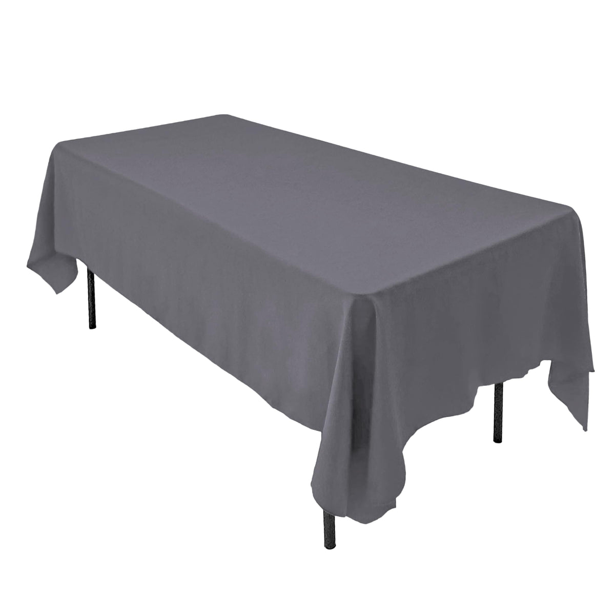 AK TRADING CO. 60 x 102-Inch Rectangular Polyester Tablecloth - Made in USA - Wrinkle-Resistant, Flame Retardant, Durable Party Table Cover, Banquet Tablecloth, Wedding Table Cover - Light Blue