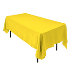 AK TRADING CO. 60 x 102-Inch Rectangular Polyester Tablecloth - Made in USA - Wrinkle-Resistant, Flame Retardant, Durable Party Table Cover, Banquet Tablecloth, Wedding Table Cover - Light Blue