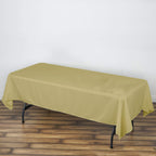 AK TRADING CO. 60 x 102-Inch Rectangular Polyester Tablecloth - Made in USA - Wrinkle-Resistant, Flame Retardant, Durable Party Table Cover, Banquet Tablecloth, Wedding Table Cover - Light Blue