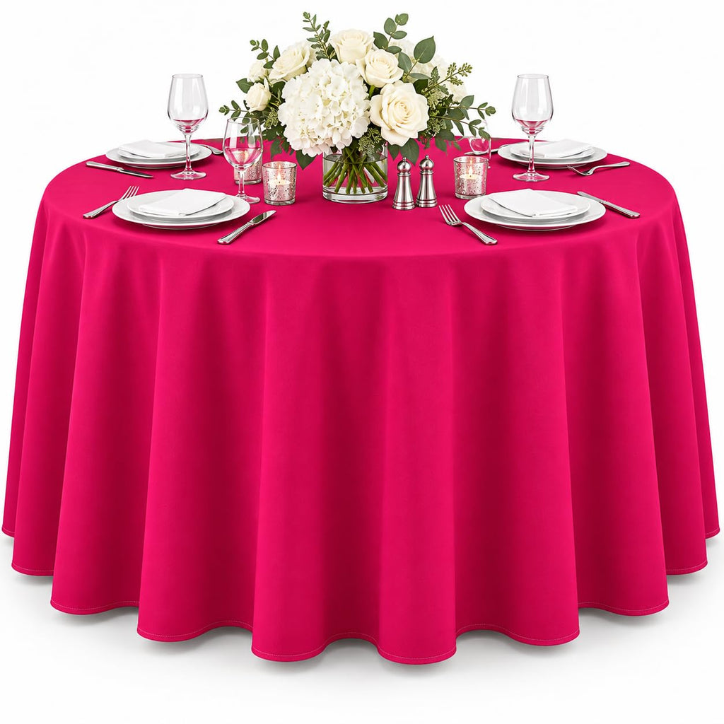 AK TRADING CO. 60 x 102-Inch Rectangular Polyester Tablecloth - Made in USA - Wrinkle-Resistant, Flame Retardant, Durable Party Table Cover, Banquet Tablecloth, Wedding Table Cover - Light Blue