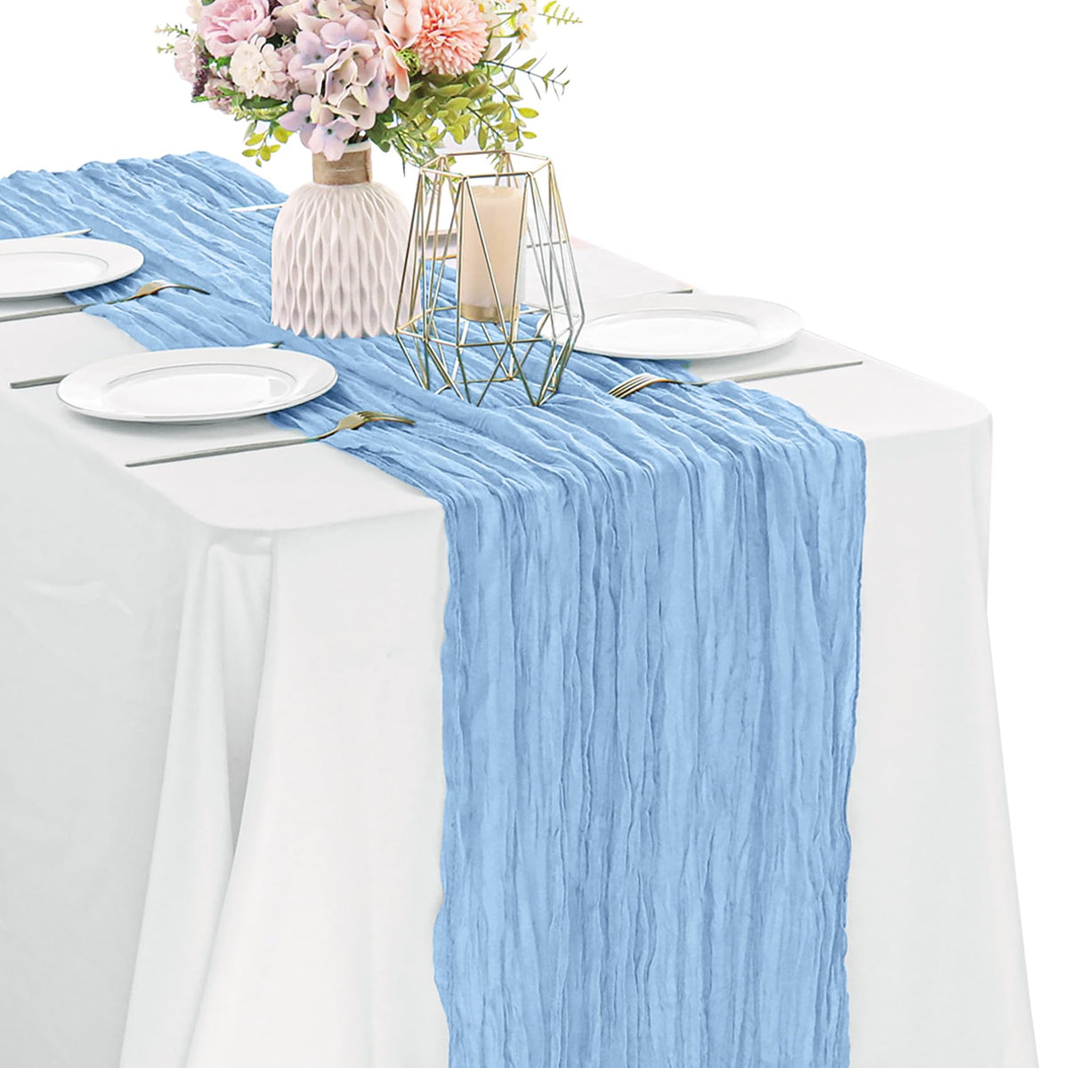 10FT Cheesecloth Table Runner Boho Party Home Decorations