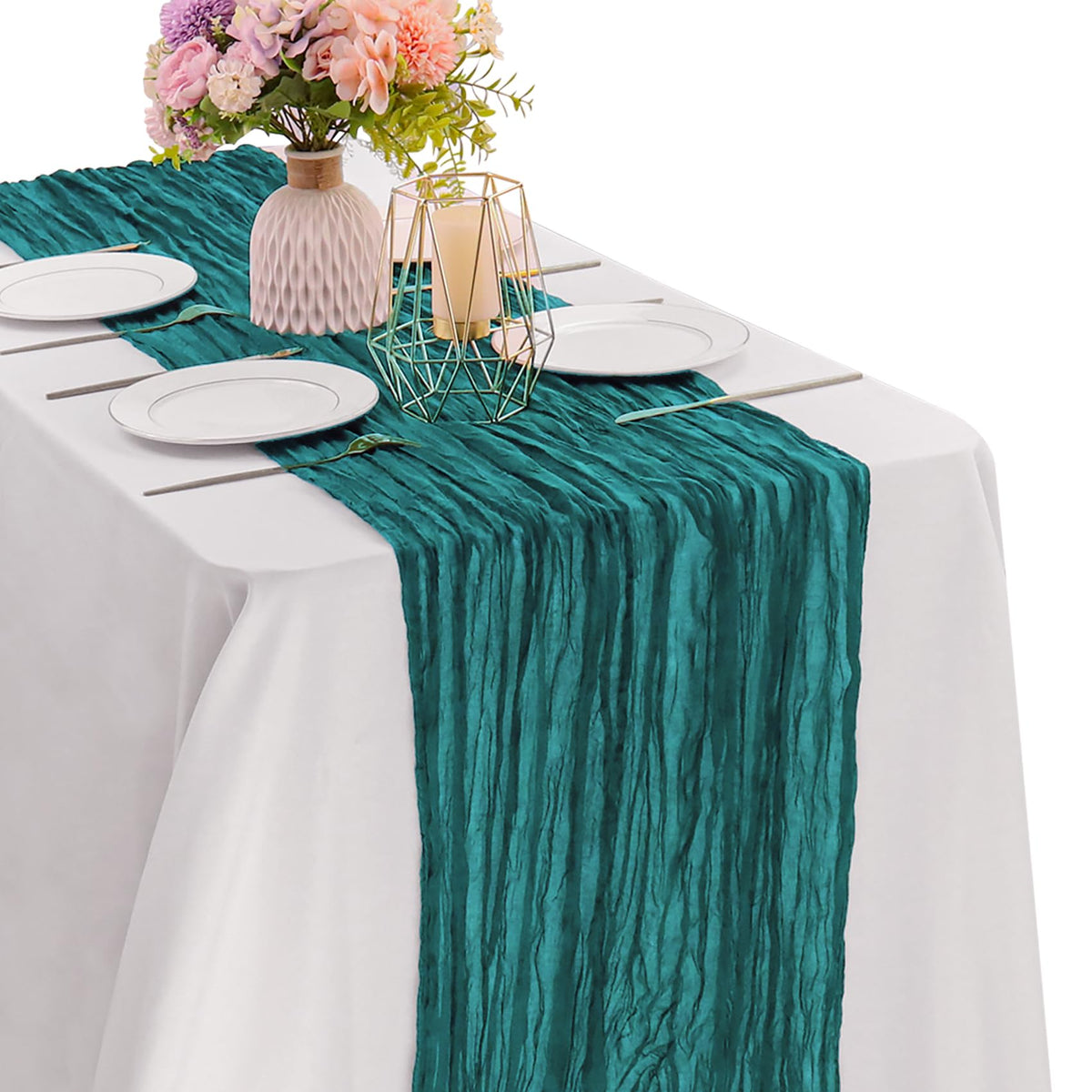 10FT Cheesecloth Table Runner Boho Party Home Decorations