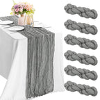 10FT Cheesecloth Table Runner Boho Party Home Decorations