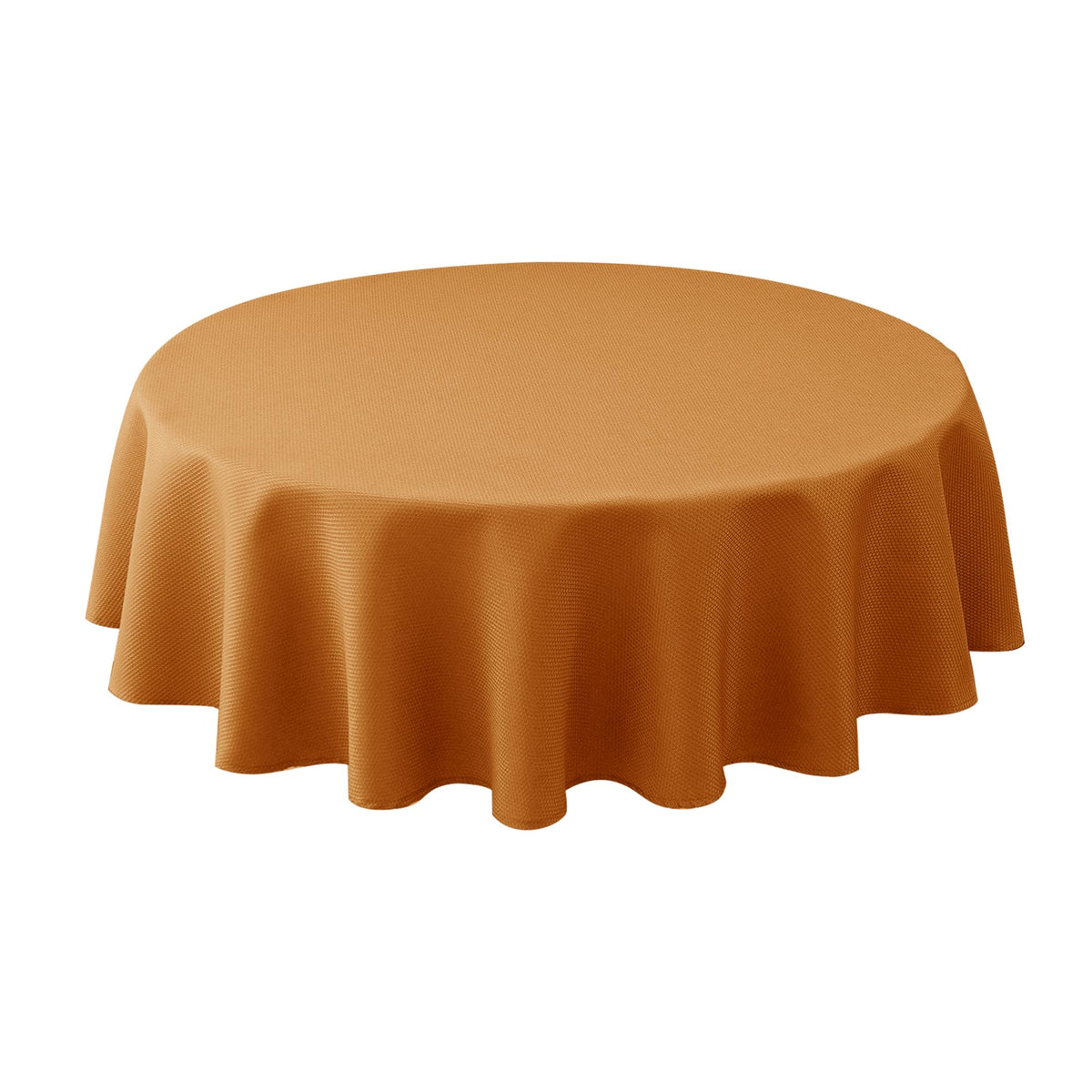 Fall Round Tablecloth 70"-Thanksgiving Autumn Fabric Textured Table Cloths