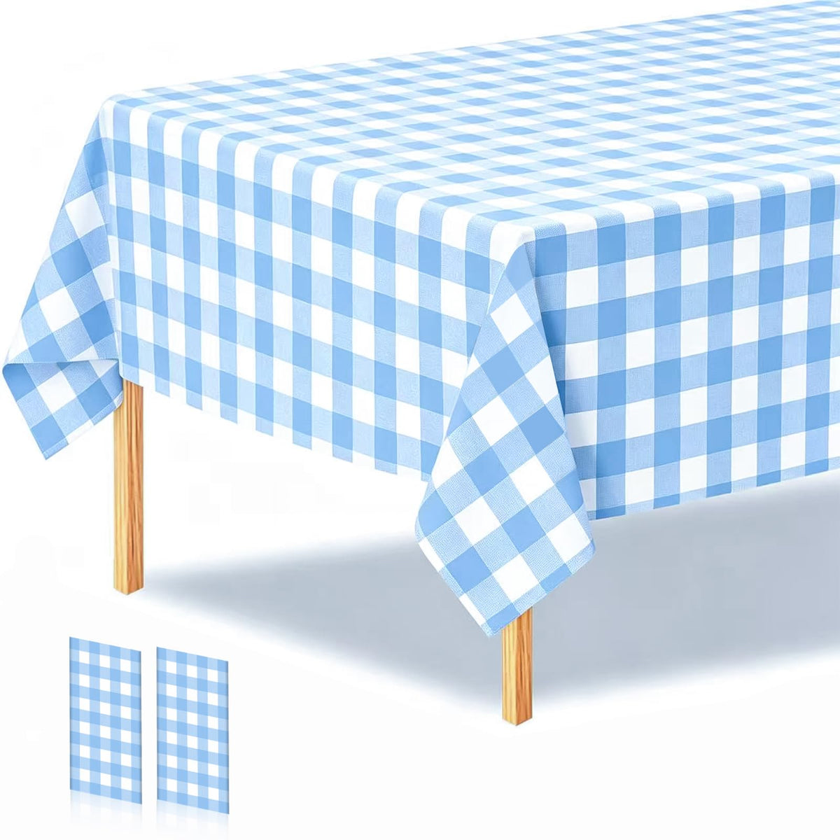 6 Packs Plastic Pastel Color Tablecloths,Assorted Color Table Cloth Disposable Rectangle Table Covers for for Birthday Baby Shower Wedding Princess Ice Cream(54" x 108")