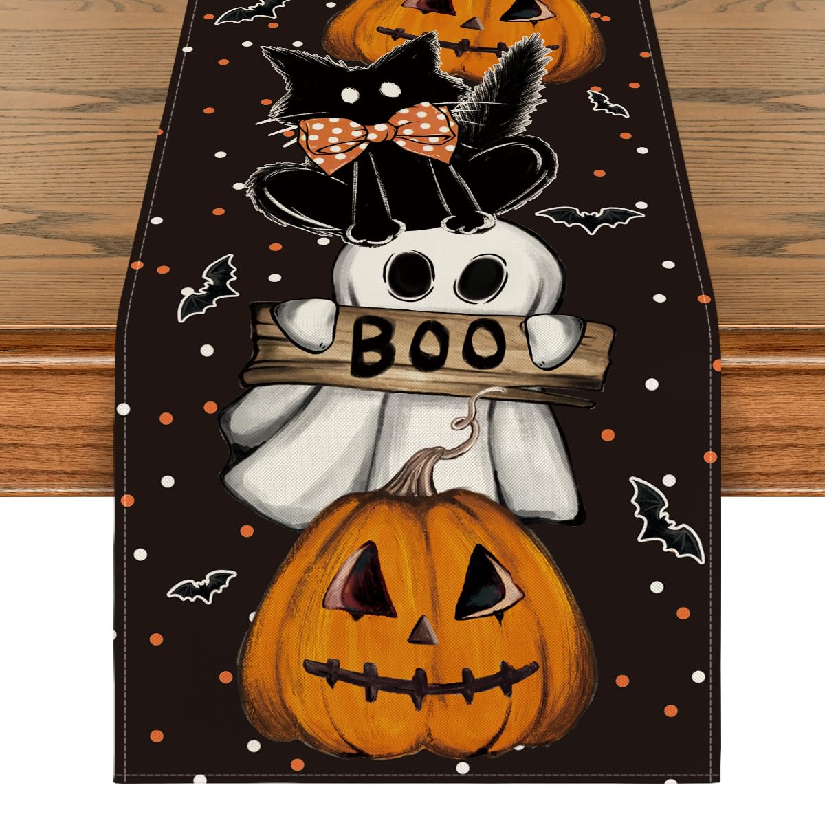 Artoid Mode 210 GSM Halloween Table Runner Home Party Decor 13x72 Inch
