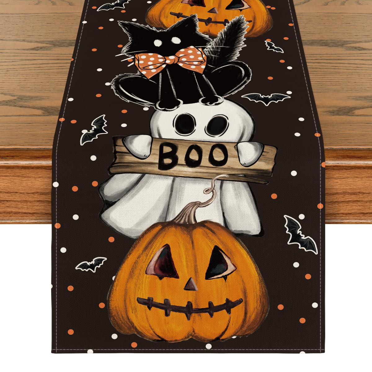 Artoid Mode 210 GSM Halloween Table Runner Home Party Decor 13x72 Inch