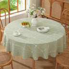 TruDelve 120 Inch Cotton Tablecloth Blue Table Cloths for 8 Foot Rectangle Tables Modern Extra Long Tablecloth(Blue,120"x52",Rectangular)