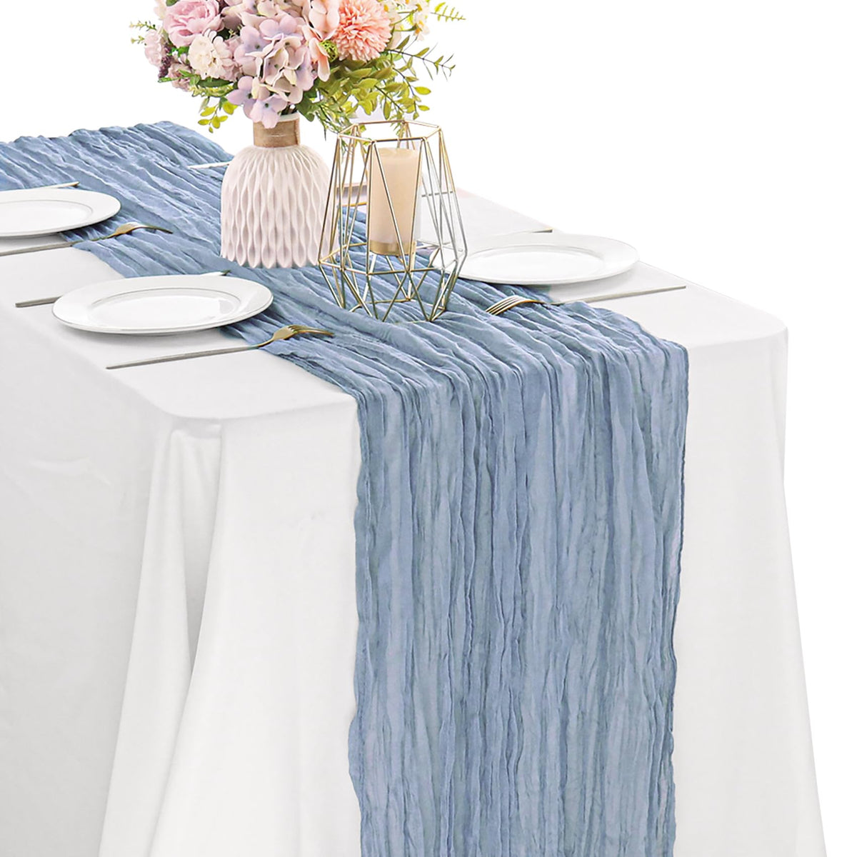 10FT Cheesecloth Table Runner Boho Party Home Decorations