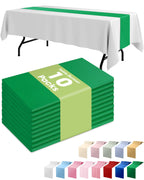 Pureegg Gold Disposable Plastic Table Runner 14x108 Inch