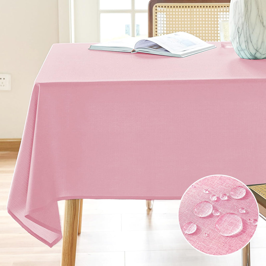 AUSSPVOCT Textured Table Cloth Rectangle 52 x 70 Inch Fall Tablecloth