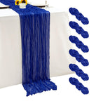 6Pack Terracotta Cheesecloth Table Runner 17x108 inch Sheer Table Runner